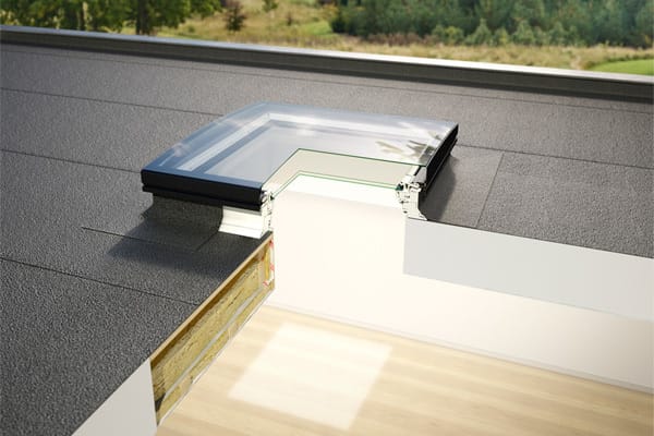 Flat roof skylight TMB