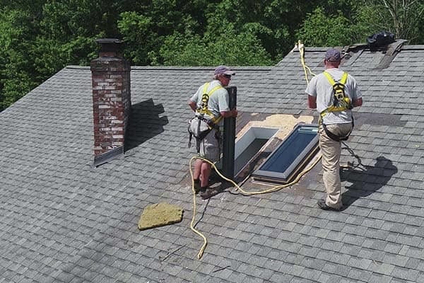 Skylight installers on roof small