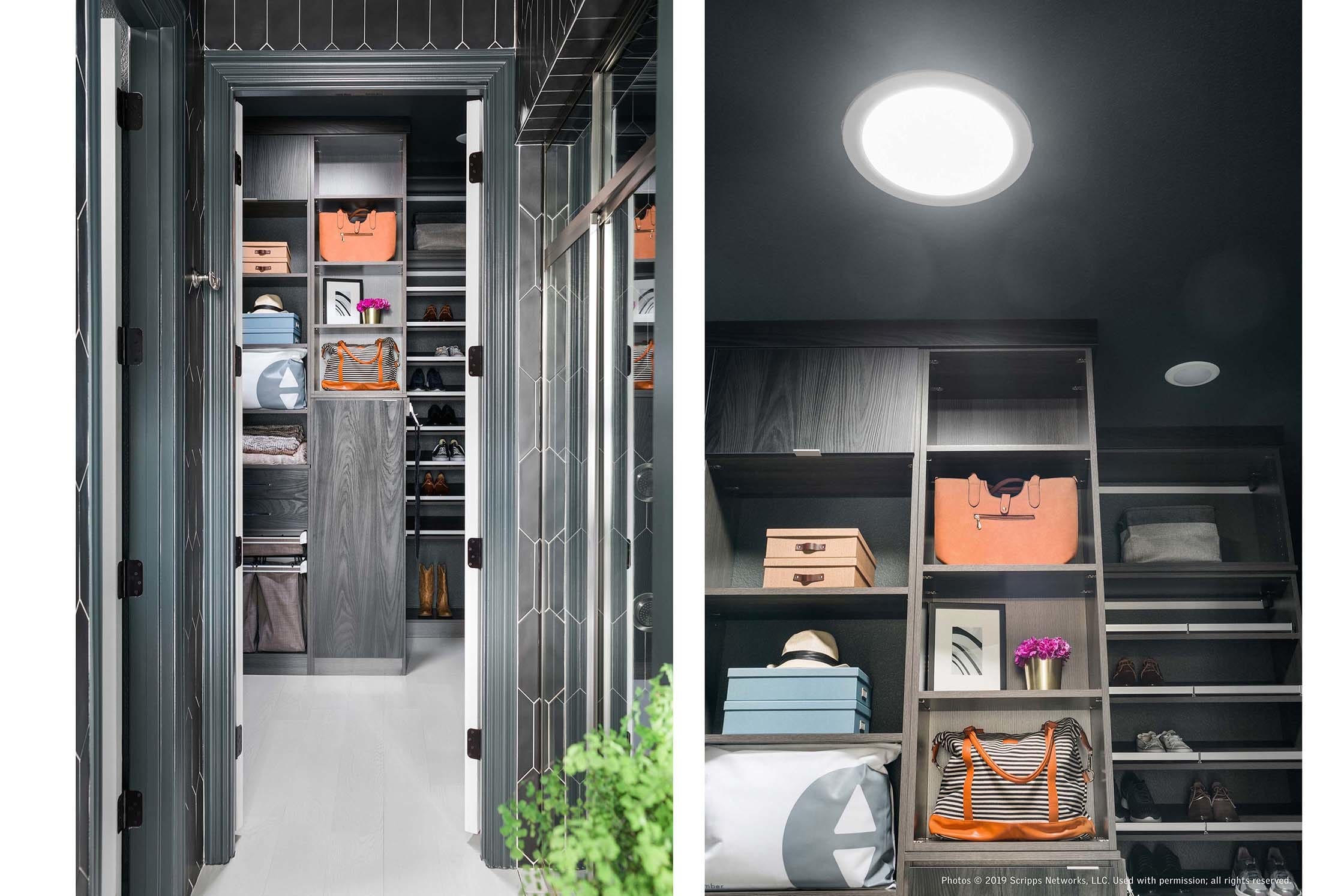 Black closet sun tunnel duo