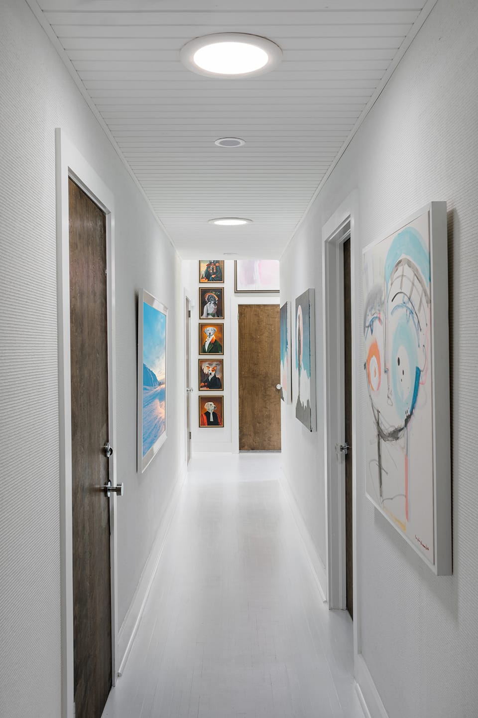 Artful hallway