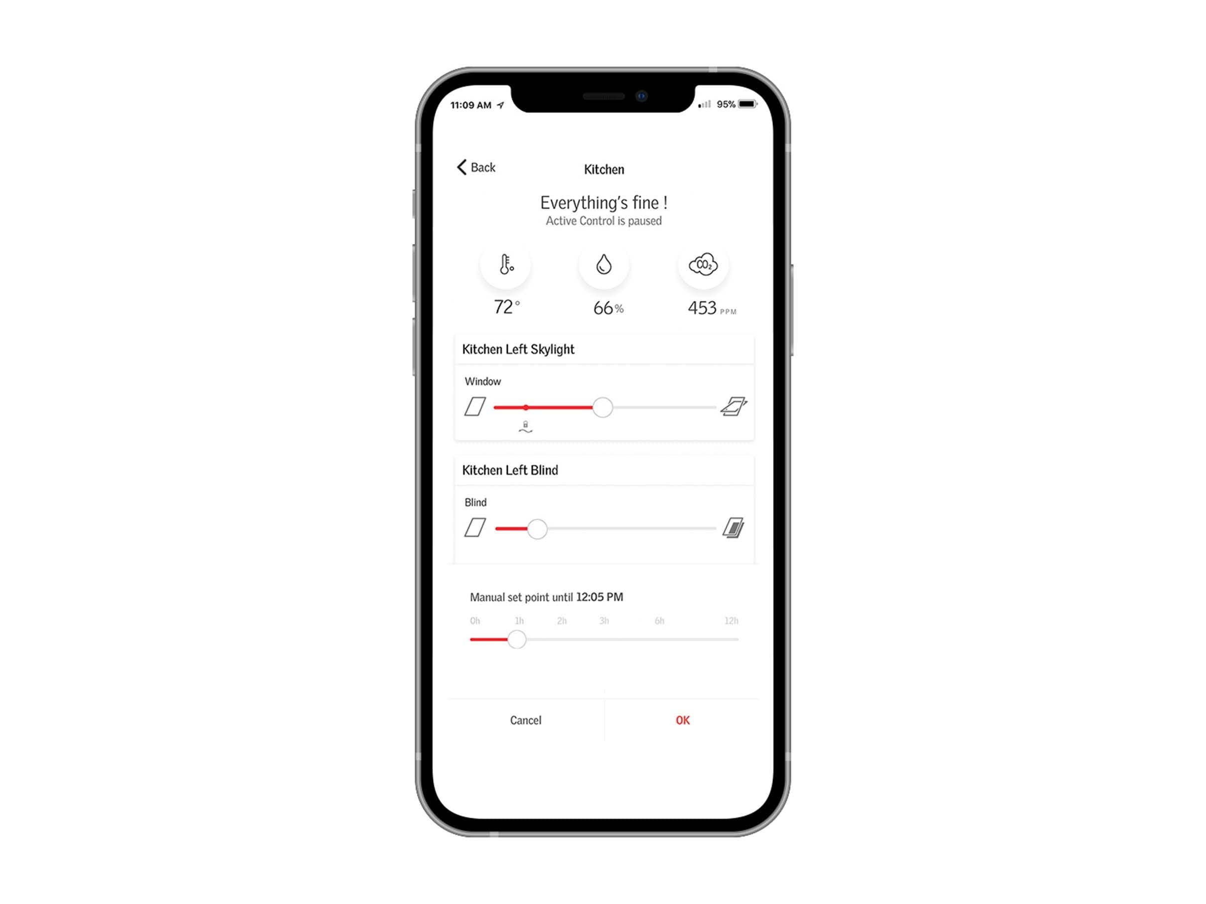Iphone skylight automation app
