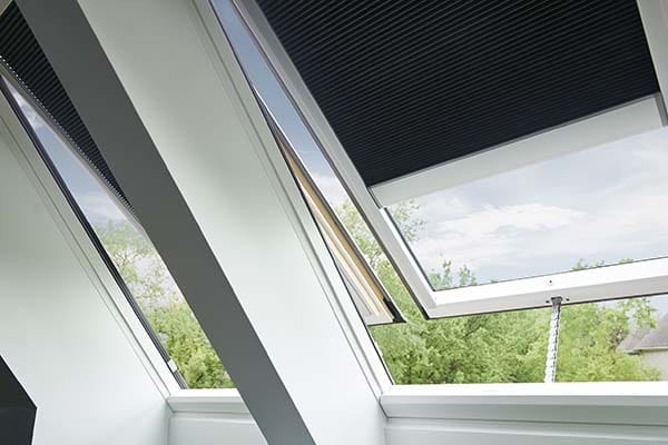 Skylights with grey blinds tmb